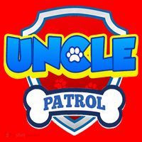 Uncle Patrol Dog Funny Gift Birthday Party Santa Hat thumb 1