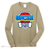 Uncle Patrol Dog Funny Gift Birthday Party Long Sleeve Shirt thumb 0