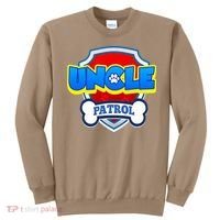 Uncle Patrol Dog Funny Gift Birthday Party Sweatshirt thumb 0