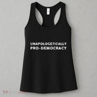 Unapologetically Pro Democracy Women's Tank Top thumb 3