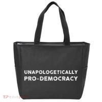 Unapologetically Pro Democracy Tote Bag thumb 0