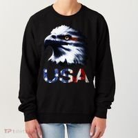 USA Patriotic Eagle Head 4th Of July Independence Day Women's Sweatshirt thumb 0