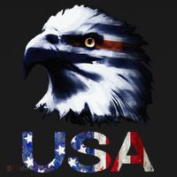 USA Patriotic Eagle Head 4th Of July Independence Day Doggie Tank thumb 4