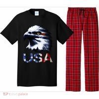 USA Patriotic Eagle Head 4th Of July Independence Day Pajama Set thumb 0