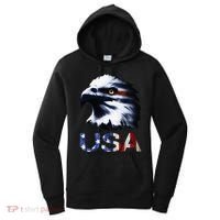 USA Patriotic Eagle Head 4th Of July Independence Day Women's Hoodie thumb 0