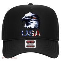 USA Patriotic Eagle Head 4th Of July Independence Day Hat thumb 0