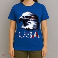 USA Patriotic Eagle Head 4th Of July Independence Day T-Shirt thumb 4