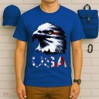 USA Patriotic Eagle Head 4th Of July Independence Day T-Shirt thumb 6