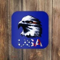 USA Patriotic Eagle Head 4th Of July Independence Day Coaster thumb 0