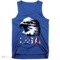 USA Patriotic Eagle Head 4th Of July Independence Day Tank Top thumb 0
