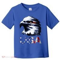 USA Patriotic Eagle Head 4th Of July Independence Day Toddler T-Shirt thumb 0