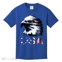 USA Patriotic Eagle Head 4th Of July Independence Day Kids T-Shirt thumb 0