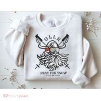 Ullr Pray For Snow Winter Is Coming Bring On The Snow Sweatshirt thumb 2