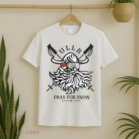 Ullr Pray For Snow Winter Is Coming Bring On The Snow T-Shirt thumb 2