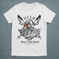 Ullr Pray For Snow Winter Is Coming Bring On The Snow T-Shirt thumb 5