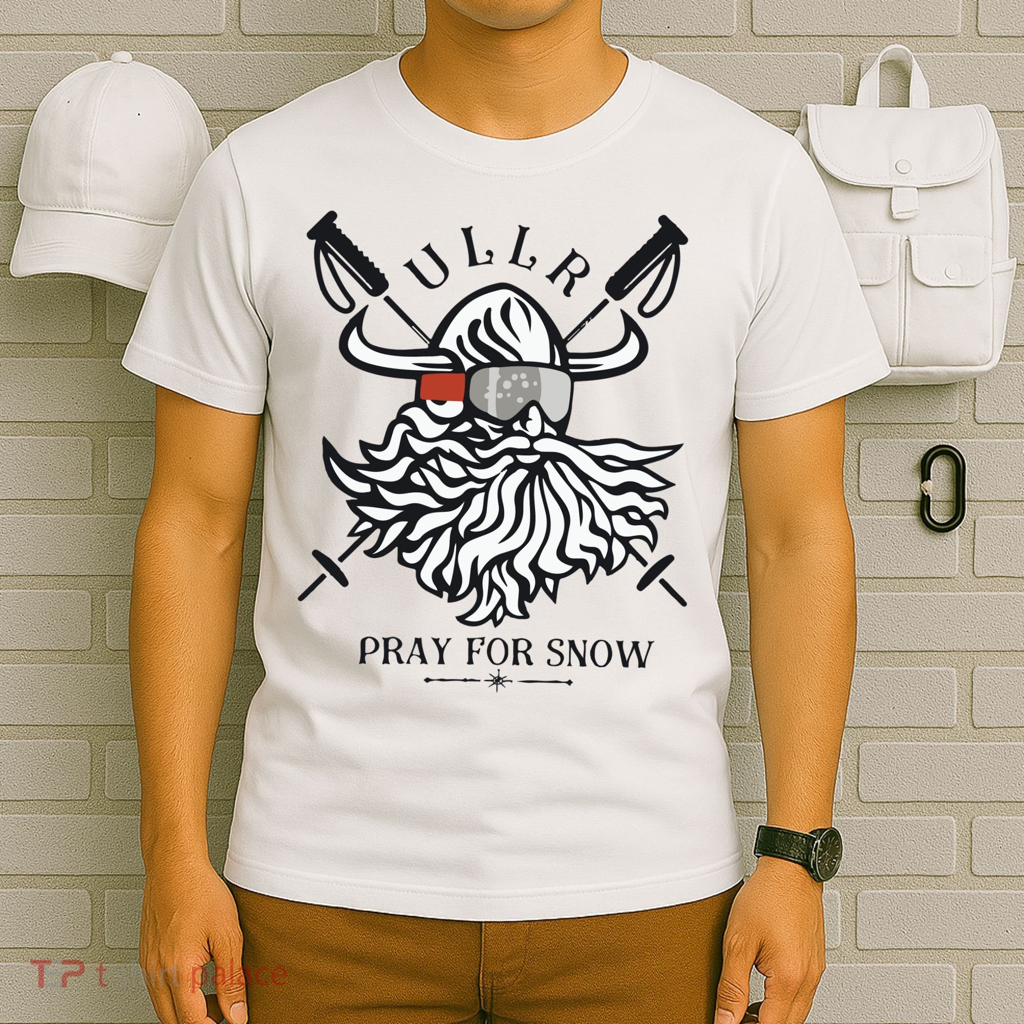 Ullr Pray For Snow Winter Is Coming Bring On The Snow T-Shirt