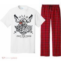 Ullr Pray For Snow Winter Is Coming Bring On The Snow Pajama Set thumb 0
