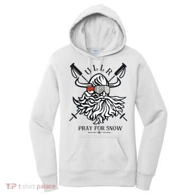 Ullr Pray For Snow Winter Is Coming Bring On The Snow Women's Hoodie