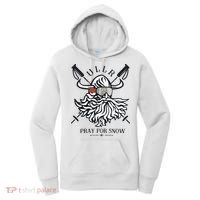 Ullr Pray For Snow Winter Is Coming Bring On The Snow Women's Hoodie thumb 0
