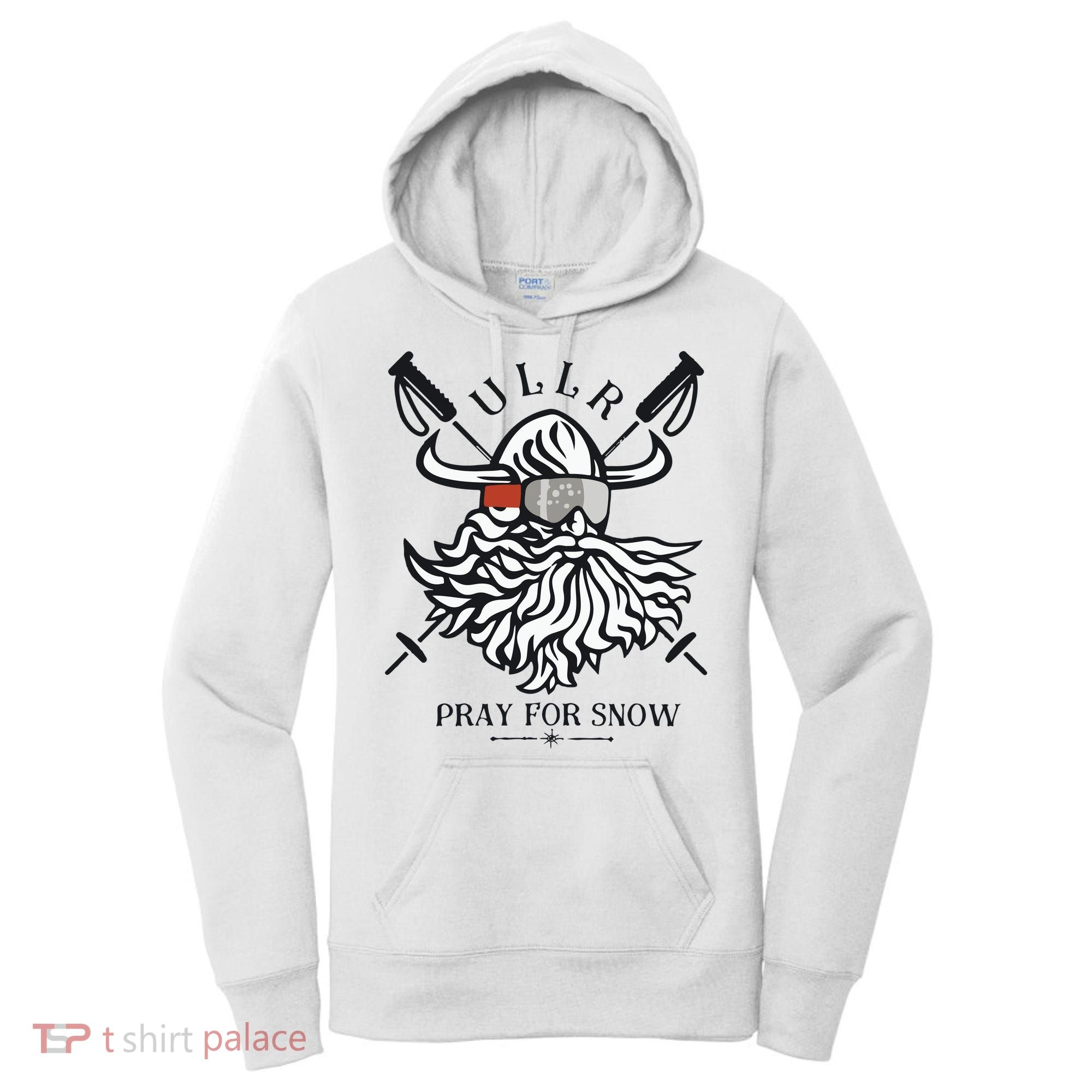 Ullr Pray For Snow Winter Is Coming Bring On The Snow Women's Hoodie