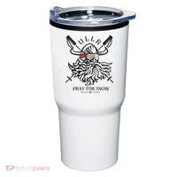 Ullr Pray For Snow Winter Is Coming Bring On The Snow Tumbler thumb 0