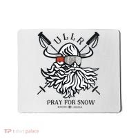 Ullr Pray For Snow Winter Is Coming Bring On The Snow Mousepad thumb 0