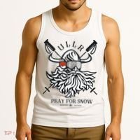 Ullr Pray For Snow Winter Is Coming Bring On The Snow Tank Top thumb 3