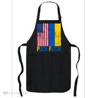 Ukraine Puck Futin USA Flag Apron thumb 0