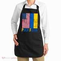 Ukraine Puck Futin USA Flag Apron thumb 2
