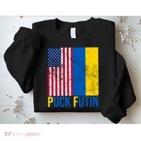Ukraine Puck Futin USA Flag Sweatshirt thumb 2