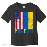 Ukraine Puck Futin USA Flag Toddler T-Shirt thumb 0