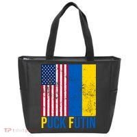 Ukraine Puck Futin USA Flag Tote Bag thumb 0