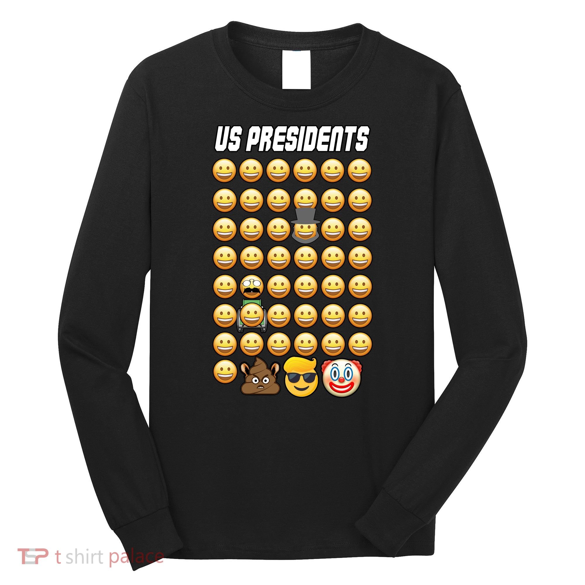 US Presidents History Long Sleeve Shirt