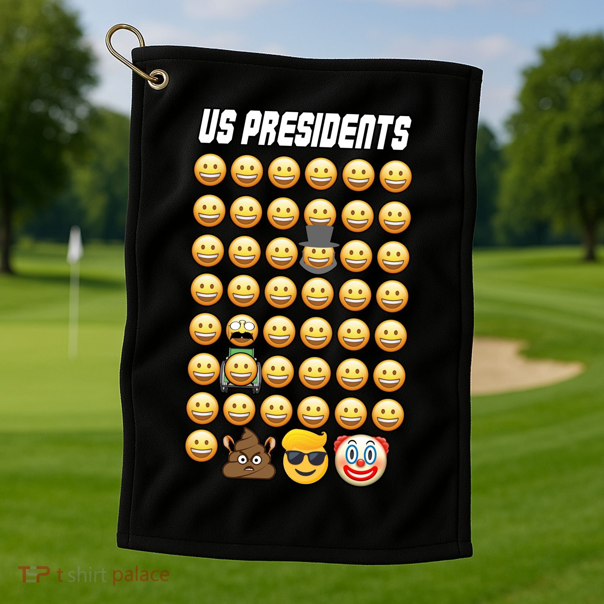 US Presidents History Golf Towel