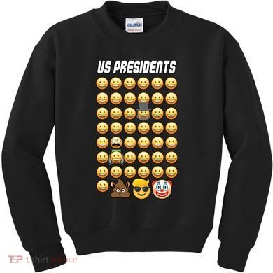 US Presidents History Kids Sweatshirt