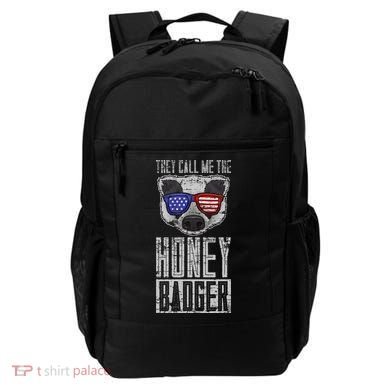 Us Pride Honey Badger Ratel Gift Honey Badger Backpack