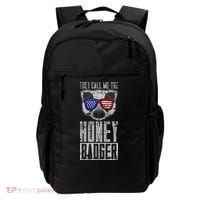 Us Pride Honey Badger Ratel Gift Honey Badger Backpack thumb 0