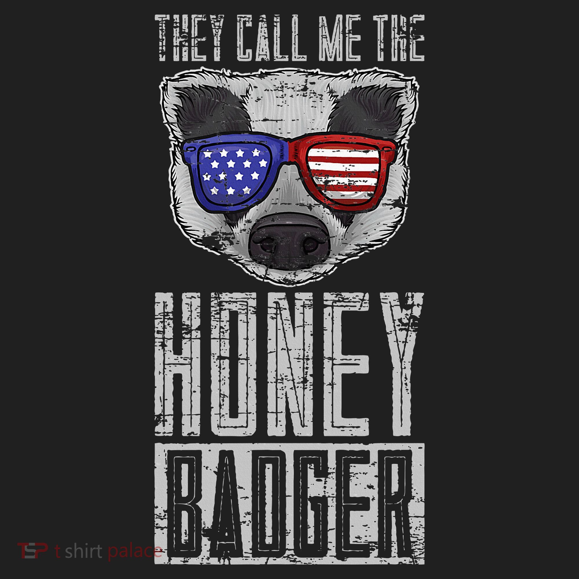Us Pride Honey Badger Ratel Gift Honey Badger Beanie