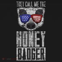 Us Pride Honey Badger Ratel Gift Honey Badger Pajama Set thumb 2
