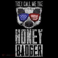 Us Pride Honey Badger Ratel Gift Honey Badger Ornament thumb 1