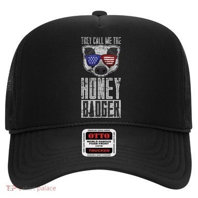 Us Pride Honey Badger Ratel Gift Honey Badger Hat