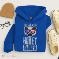Us Pride Honey Badger Ratel Gift Honey Badger Hoodie thumb 4