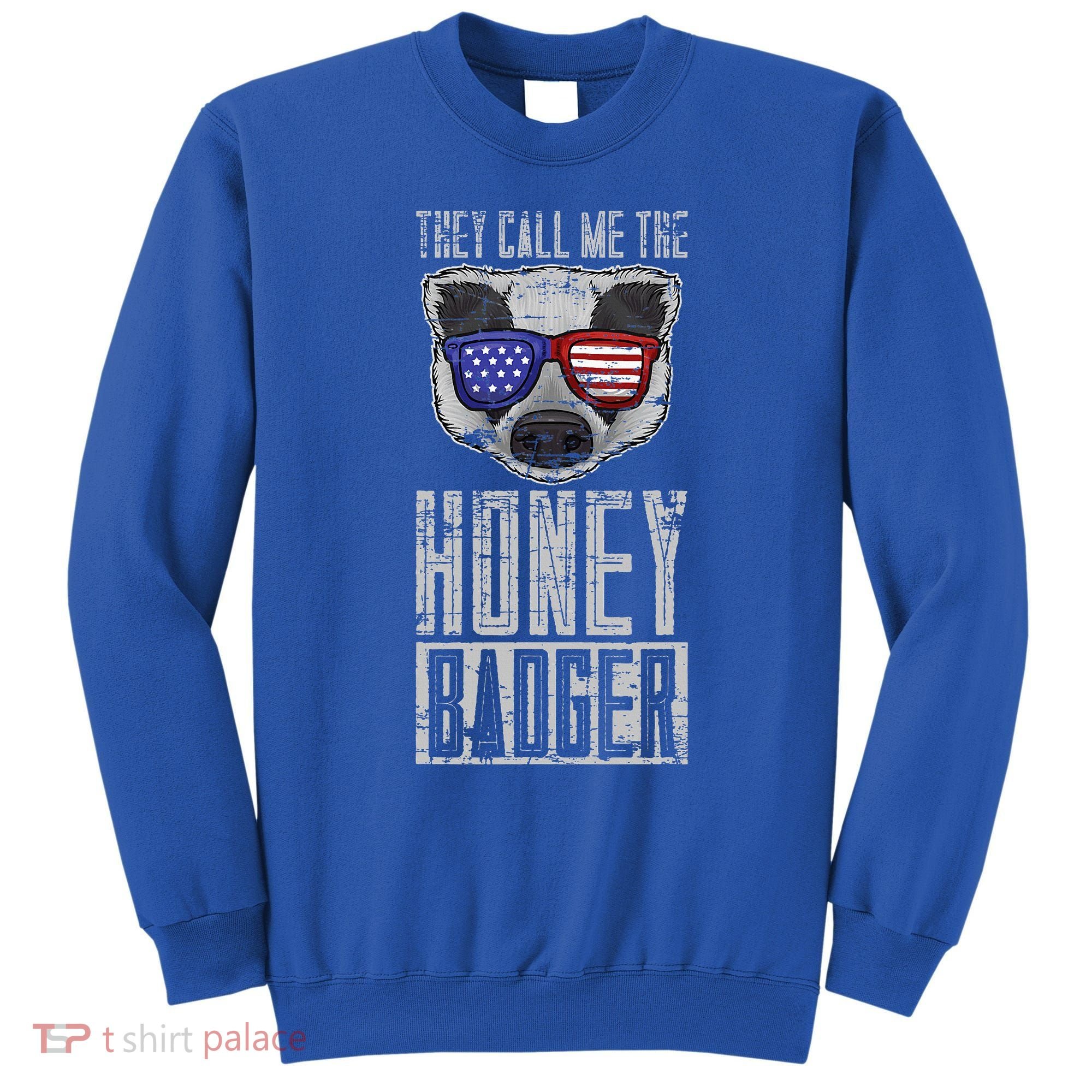 Us Pride Honey Badger Ratel Gift Honey Badger Sweatshirt