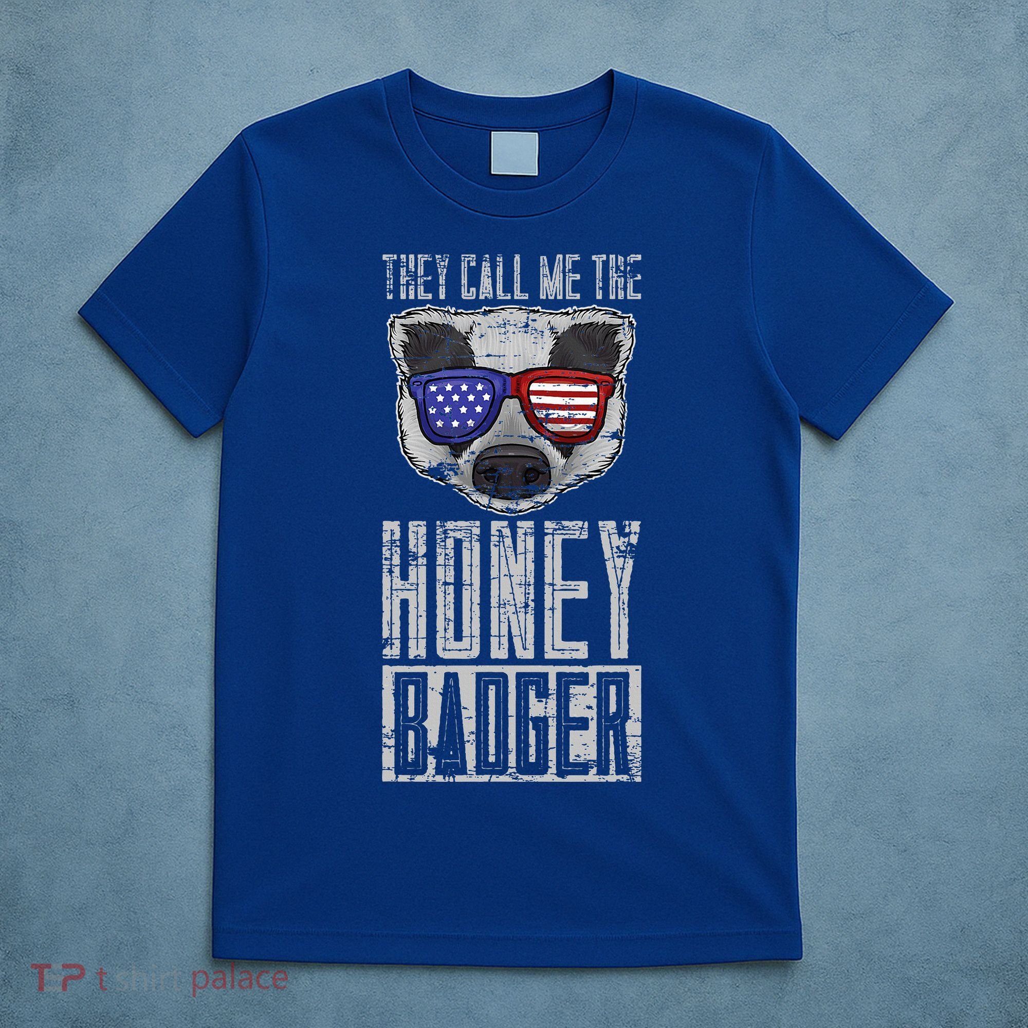 Us Pride Honey Badger Ratel Gift Honey Badger T-Shirt