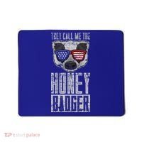 Us Pride Honey Badger Ratel Gift Honey Badger Mousepad thumb 0