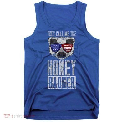 Us Pride Honey Badger Ratel Gift Honey Badger Tank Top