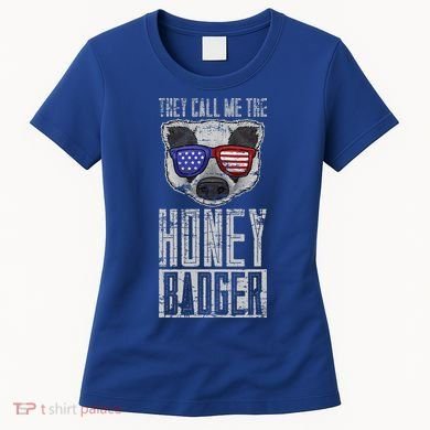 Us Pride Honey Badger Ratel Gift Honey Badger Women's T-Shirt