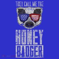 Us Pride Honey Badger Ratel Gift Honey Badger Women's T-Shirt thumb 6