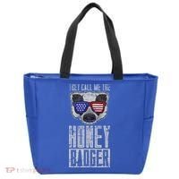 Us Pride Honey Badger Ratel Gift Honey Badger Tote Bag thumb 0