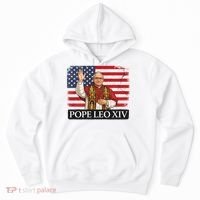 USA Pope Leo XIV Robert American Flag Hoodie thumb 0